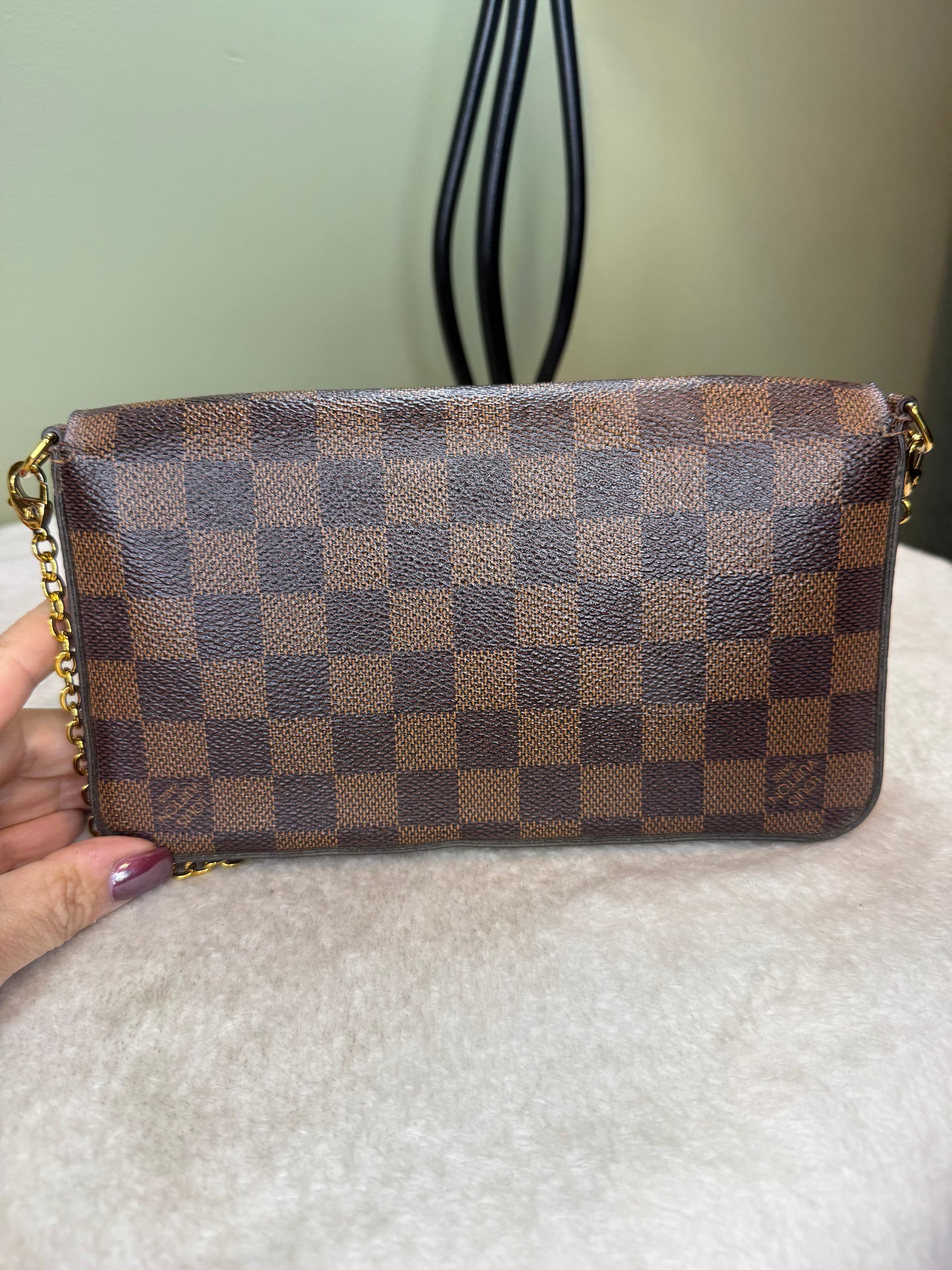 1172. Louis Vuitton Damier Ebene Felicie Pochette