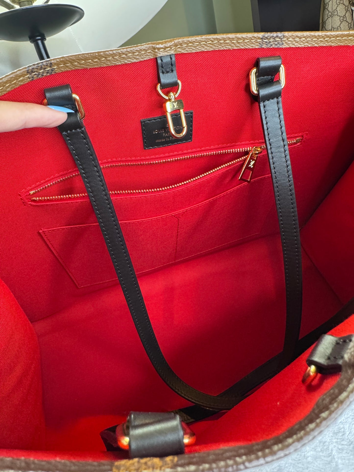 1709. Louis Vuitton Reverse Monogram OnTheGo GM