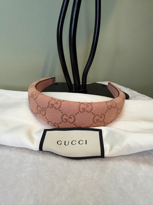 1770. Gucci GG Canvas Jacquard Headband