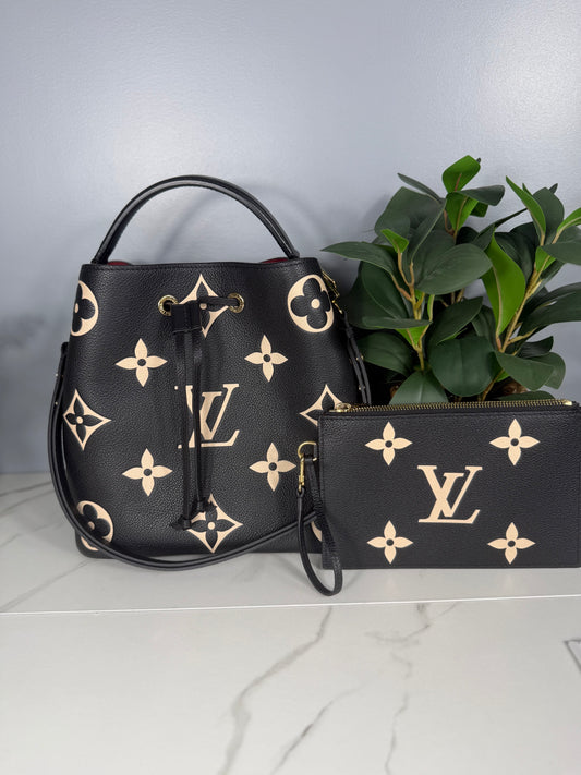 2234. Louis Vuitton Bicolor Empriente NeoNoe with Pouch