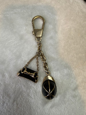 1750. Gucci Horsebit Bamboo Bag Charm/key chain