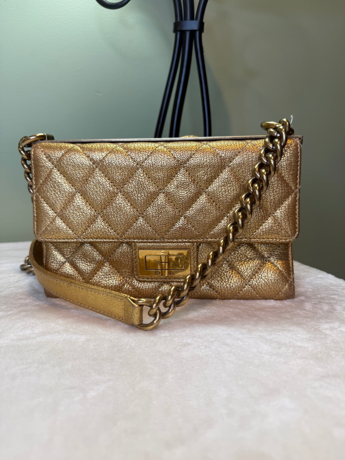1849. Chanel Metallic Rita Flap Bag