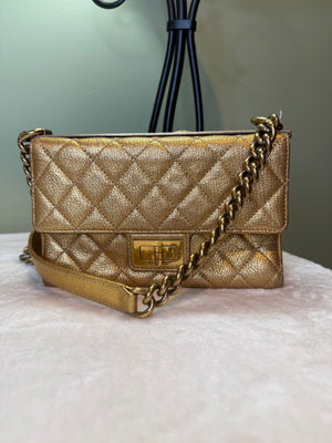 1849. Chanel Metallic Rita Flap Bag