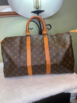 1743. Louis Vuitton Monogram Keepall 45