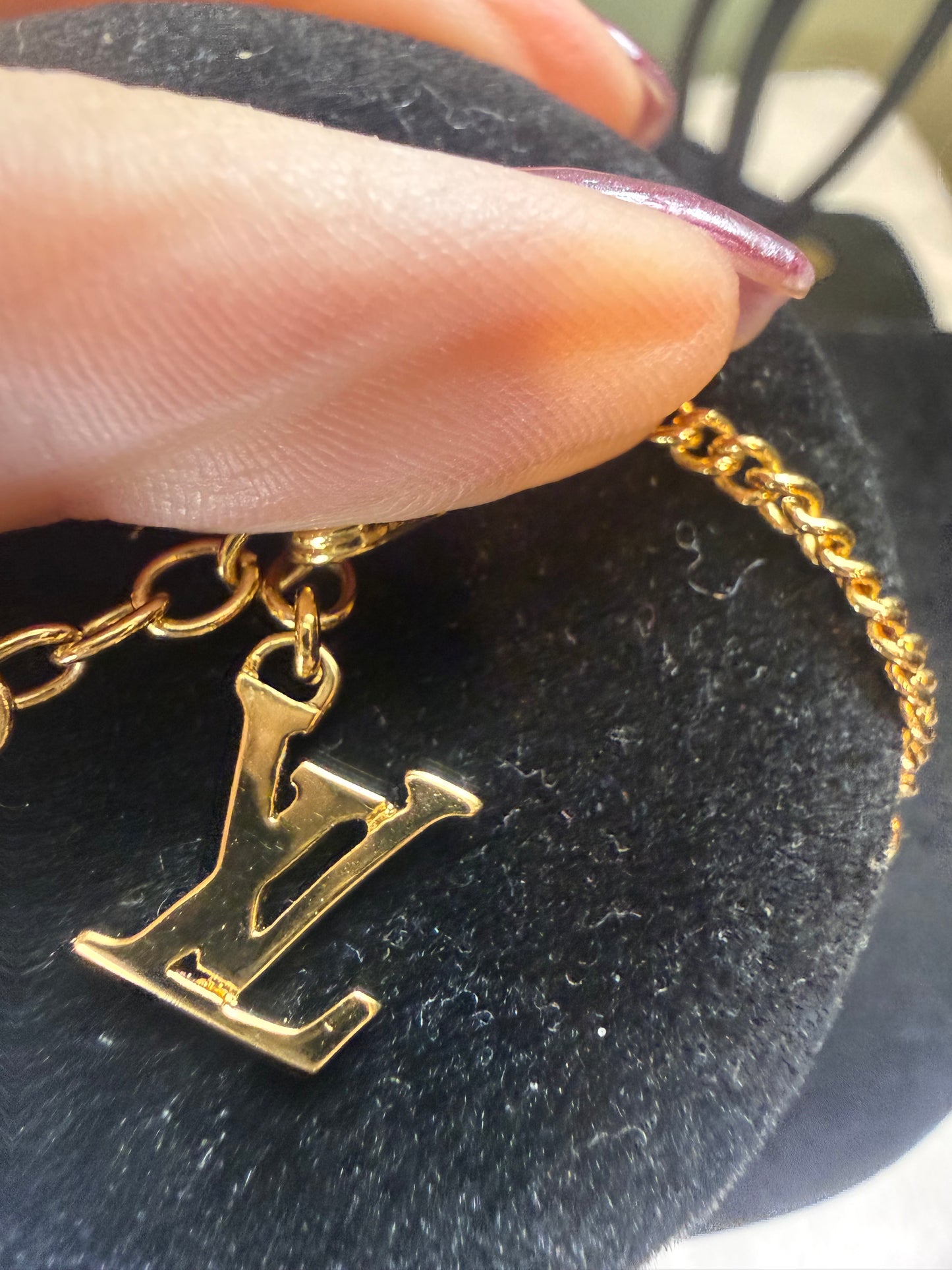 1315. Louis Vuitton Sweet Monogram Bracelet with enamel charms