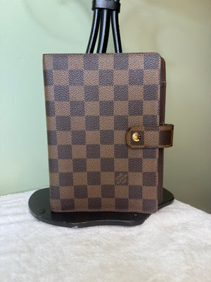 2007. Louis Vuitton Damier Ebene Agenda MM