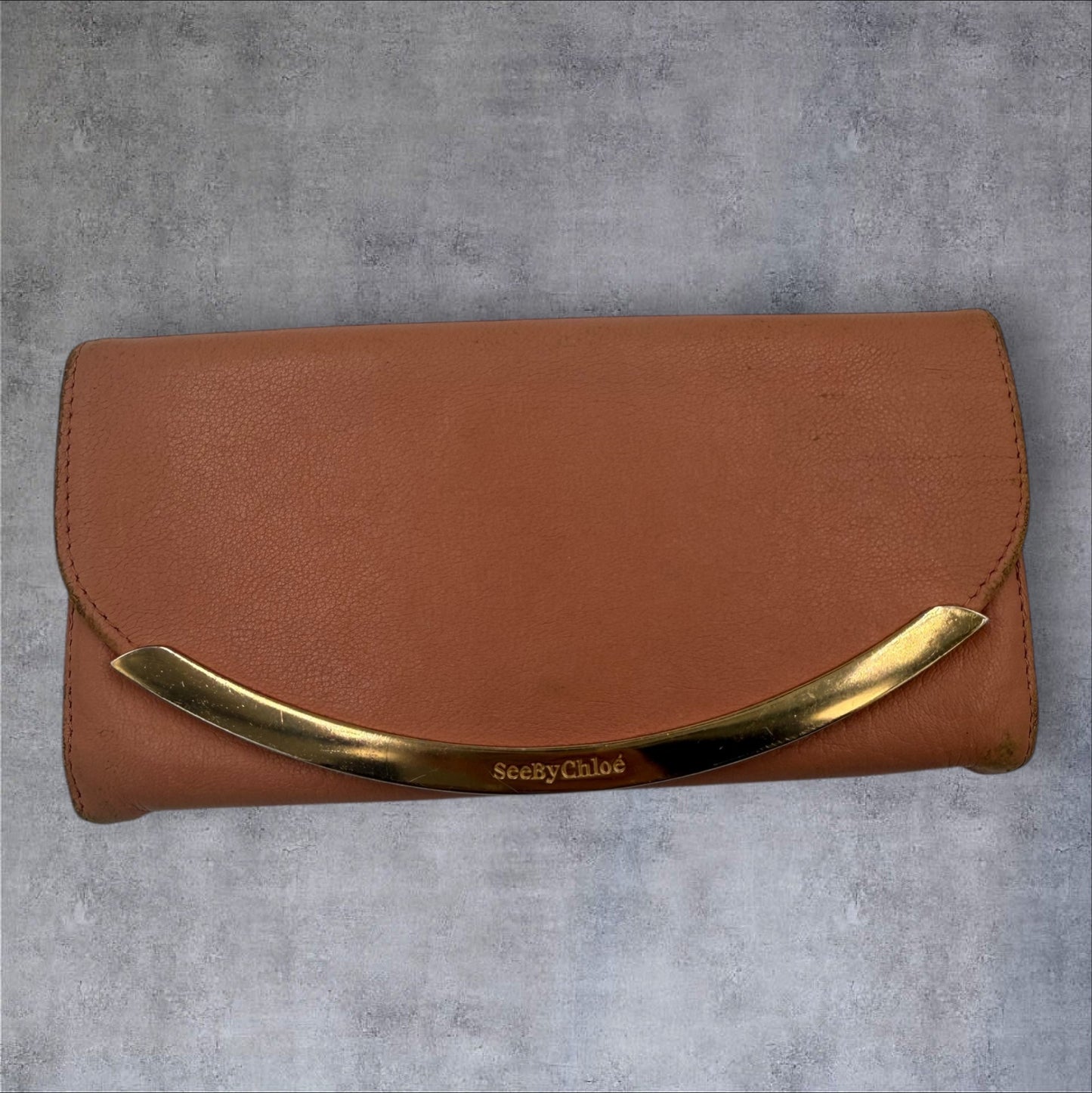 354. See by Chloe Pink Long Wallet