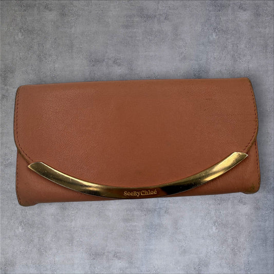 354. See by Chloe Pink Long Wallet