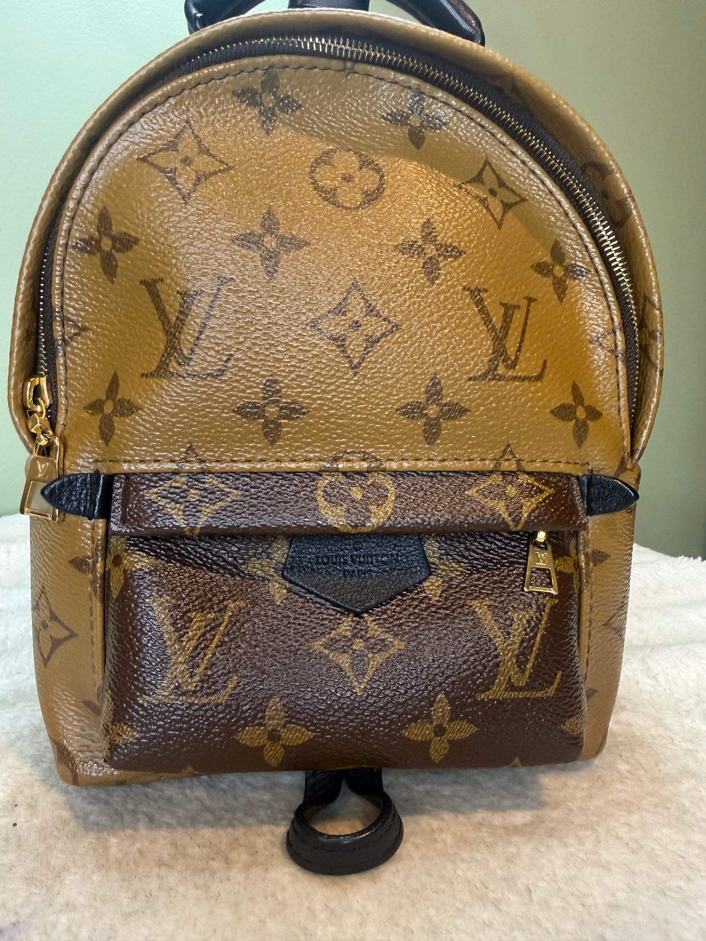 1467. Louis Vuitton Reverse Monogram Palm Springs Mini Backpack