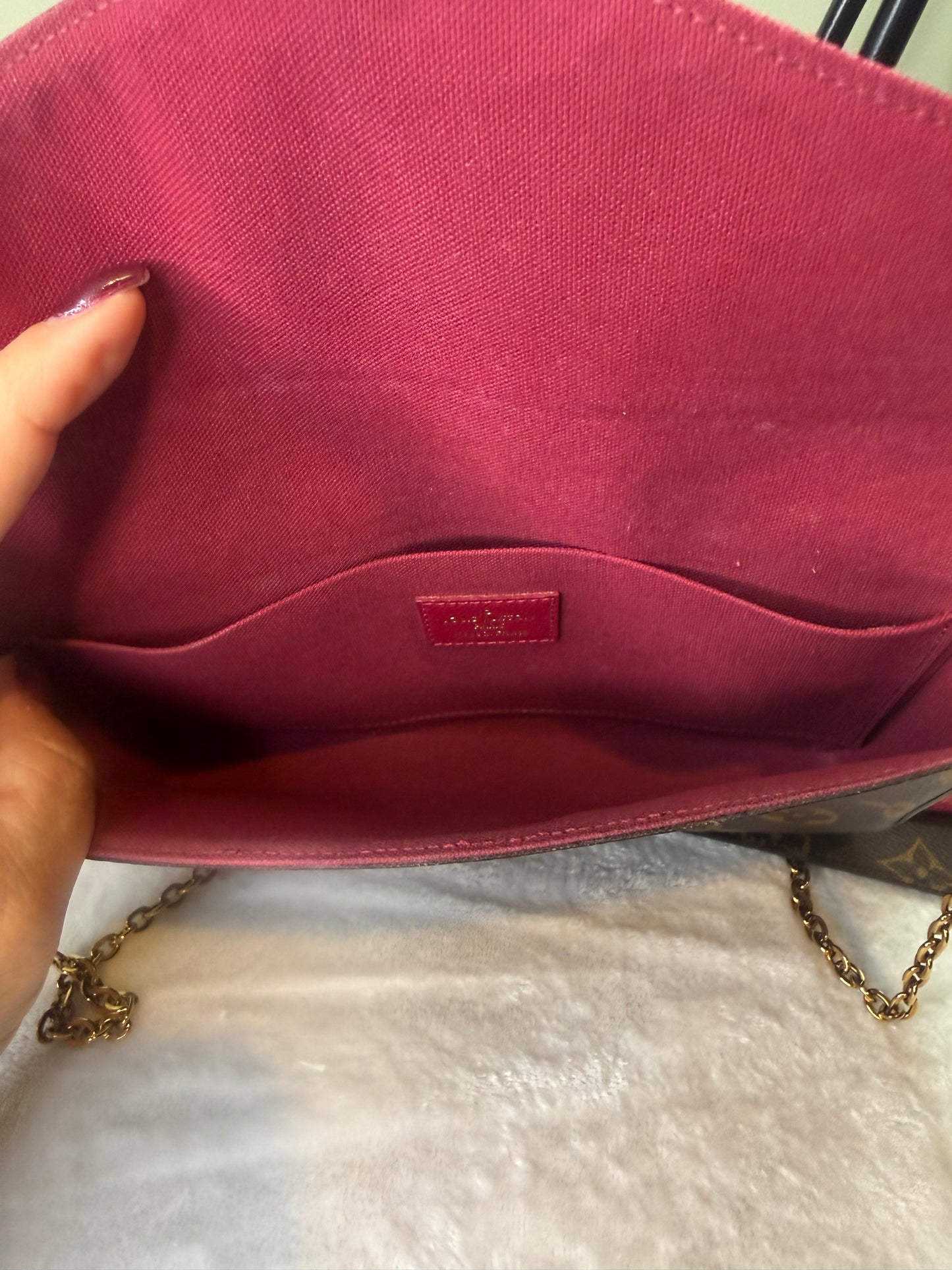 1771. Louis Vuitton Monogram Felicie Pochette