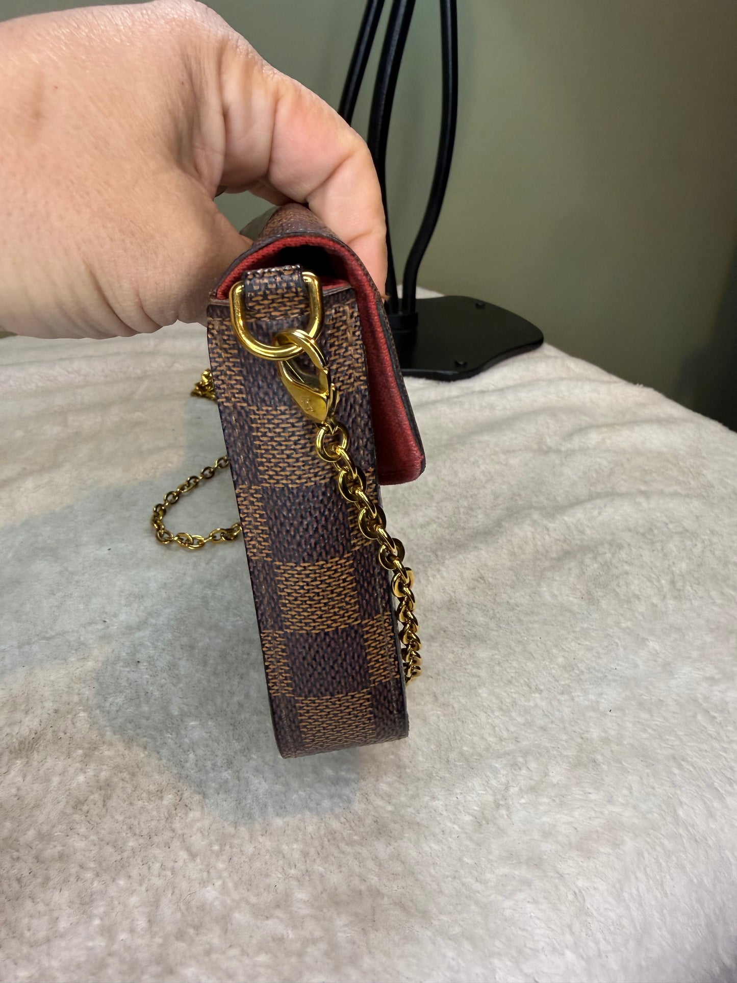 1172. Louis Vuitton Damier Ebene Felicie Pochette