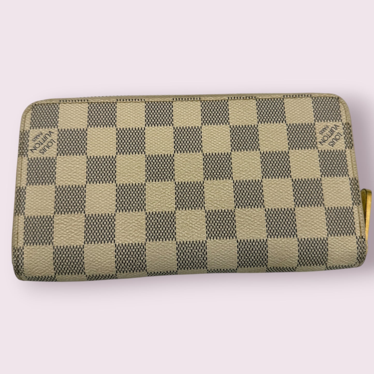 280. Louis Vuitton Damier Azur Long Zippy Wallet