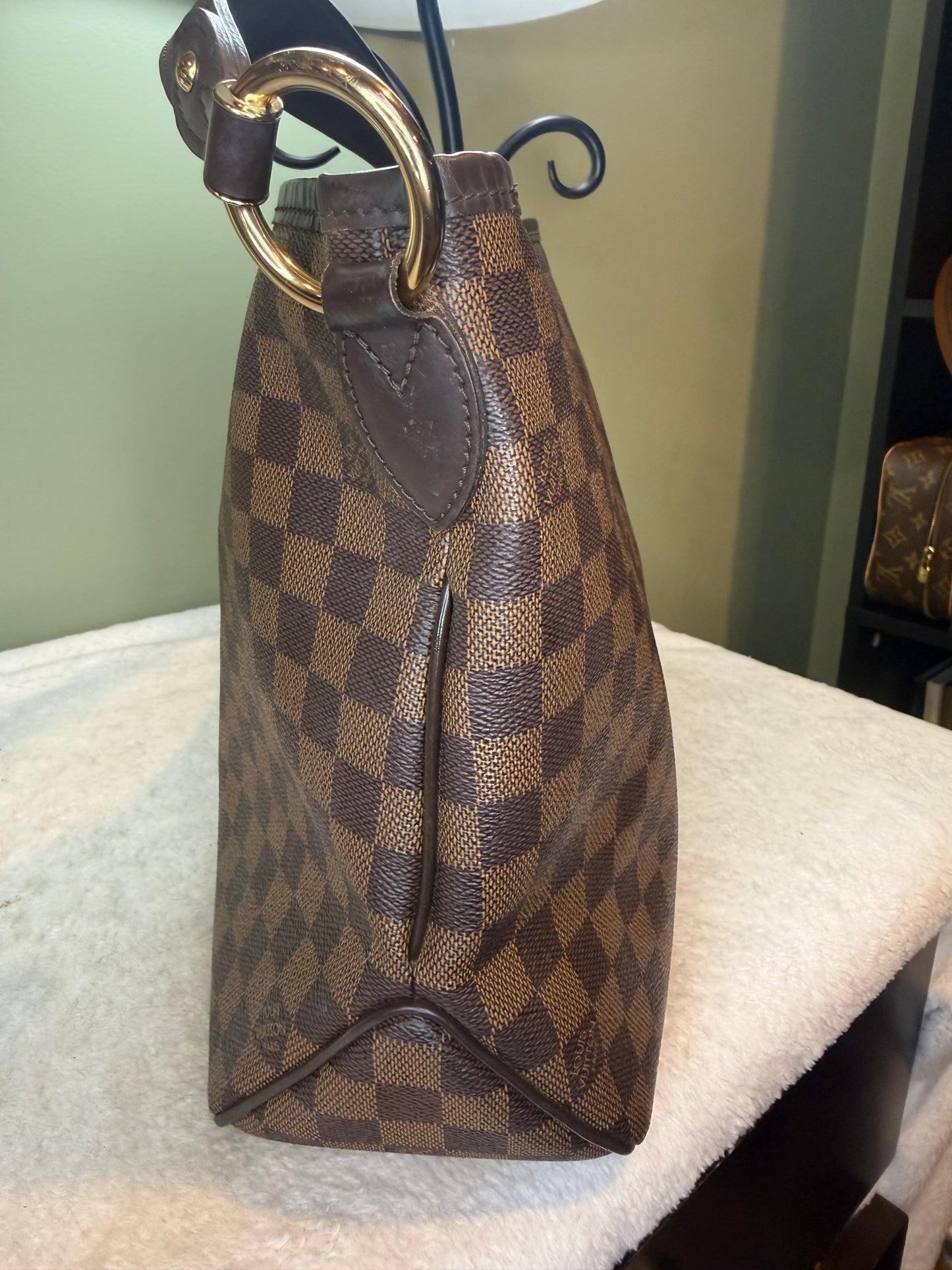 1288. Louis Vuitton Damier Ebene Delightful PM