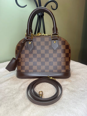 1548. Louis Vuitton Damier Ebene Alma BB