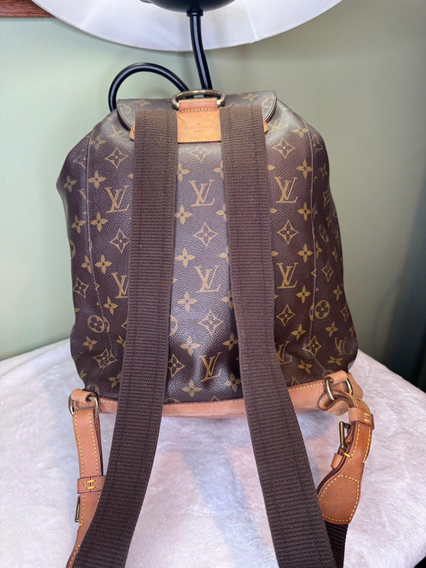 1730. Louis Vuitton Monogram Montsouris GM Backpack