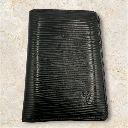 Louis Vuitton Black Epi Leather Pocket Organizer