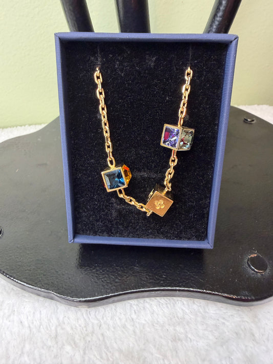 1574. Louis Vuitton Gamble Station Necklace