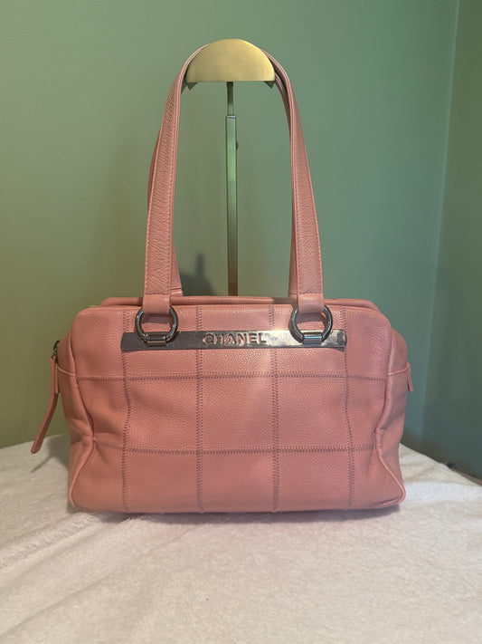 Chanel Pink LAX Bowler Bag