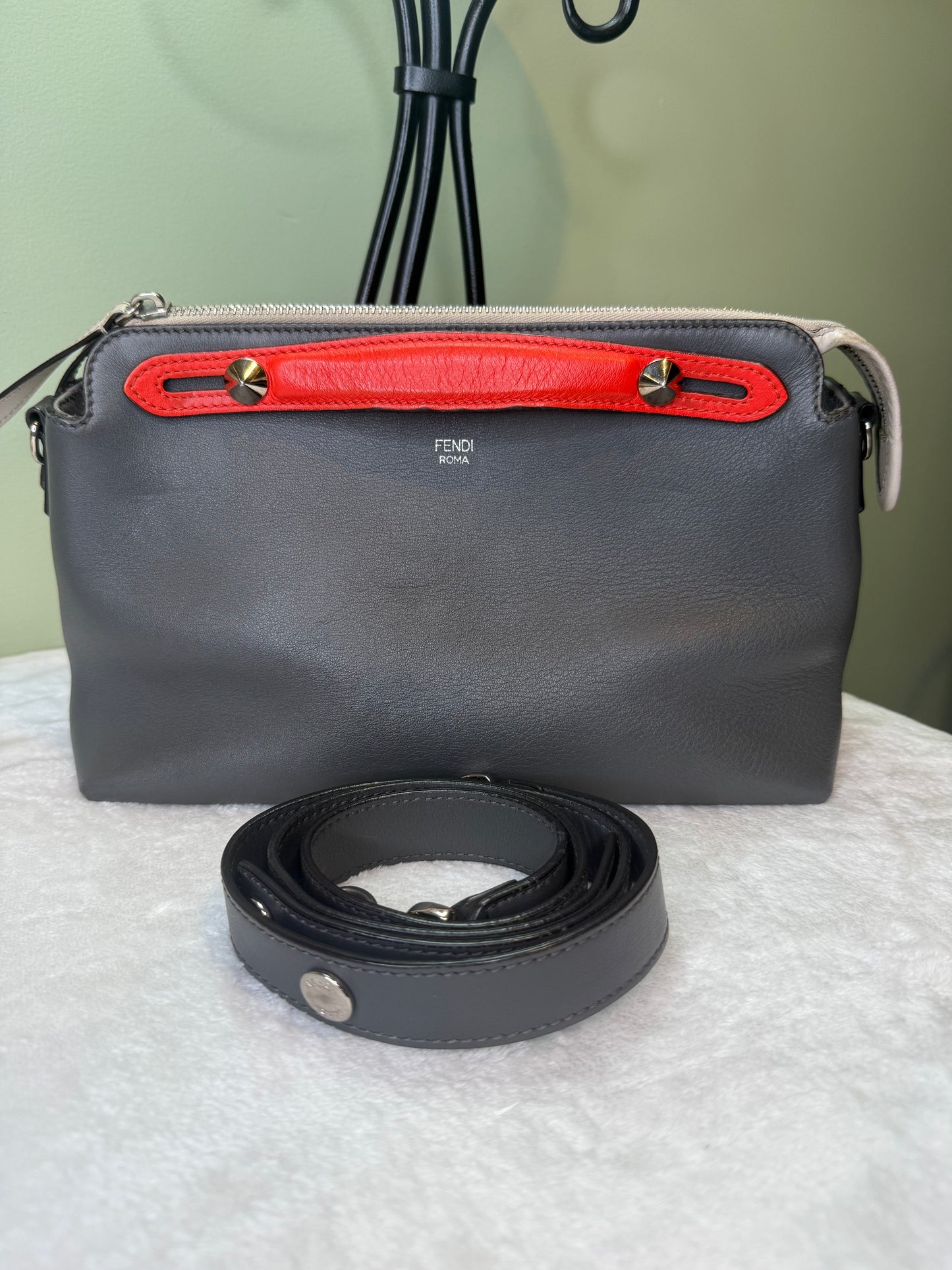 1742. Fendi Grey By The Way Medium