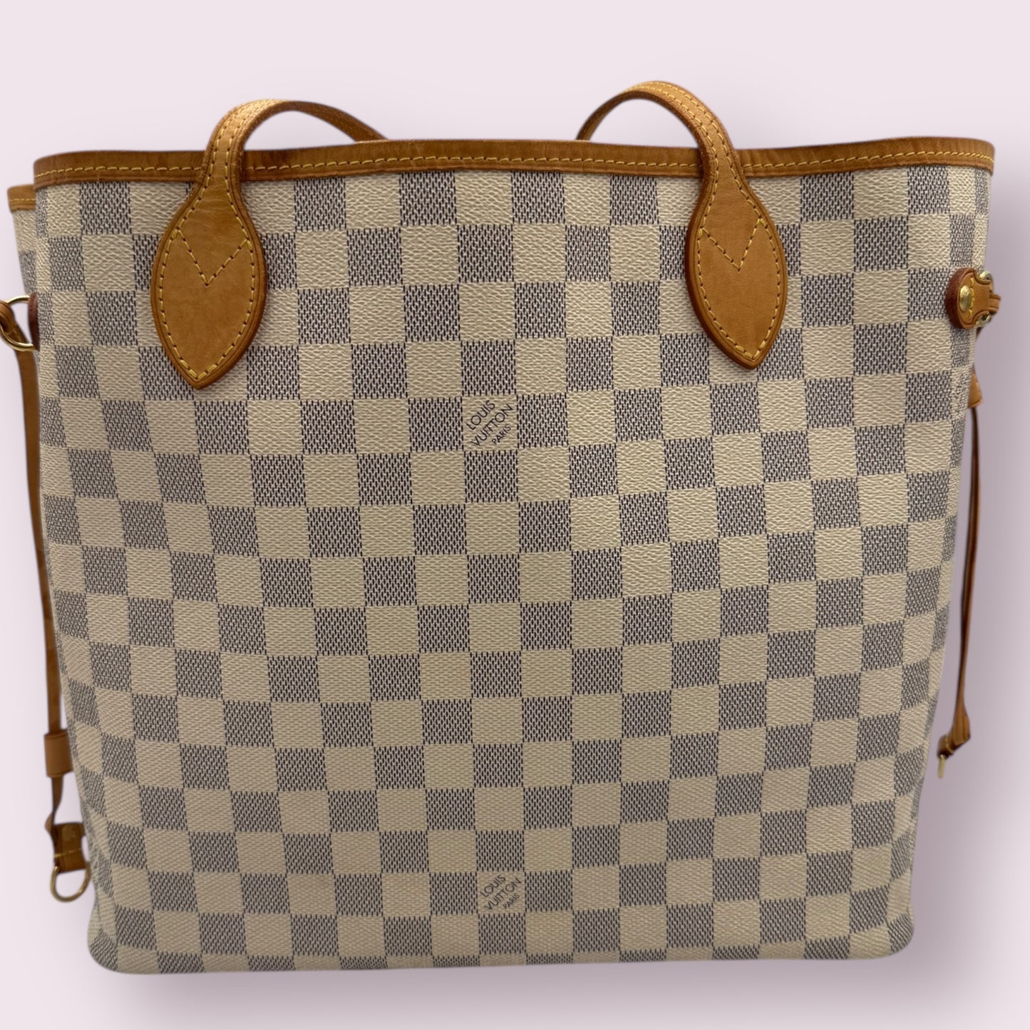 344. Louis Vuitton Damier Azur Neverfull MM