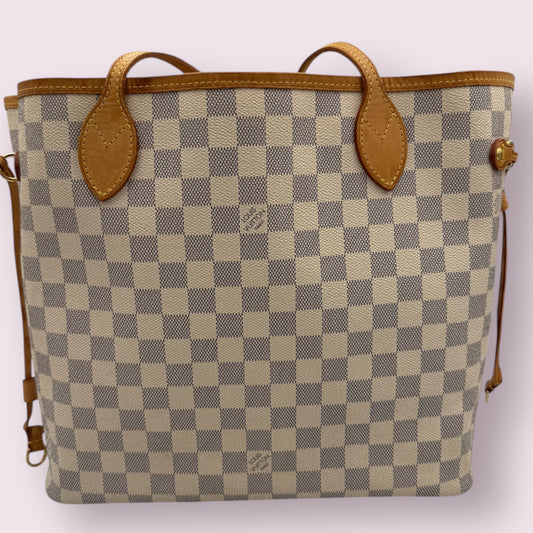 344. Louis Vuitton Damier Azur Neverfull MM