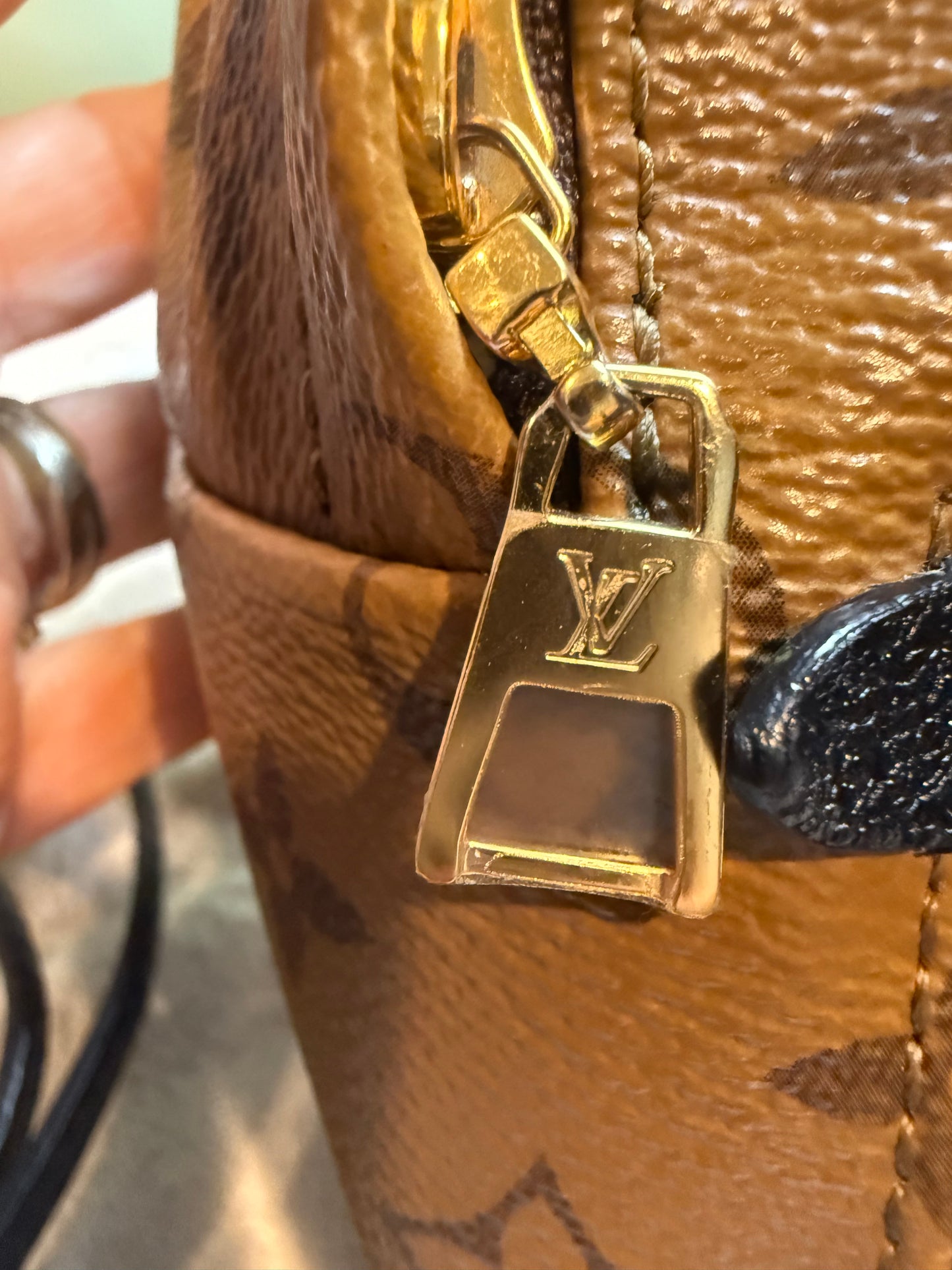 1467. Louis Vuitton Reverse Monogram Palm Springs Mini Backpack