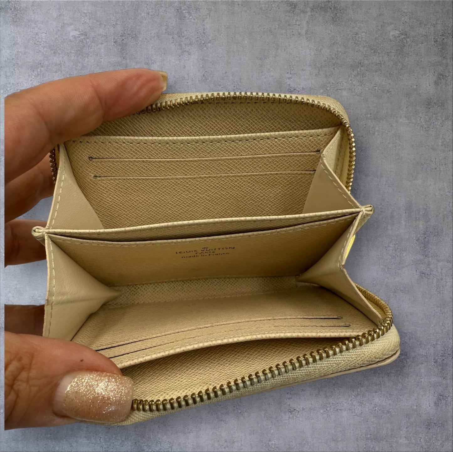 Louis Vuitton Azur compact zippy wallet