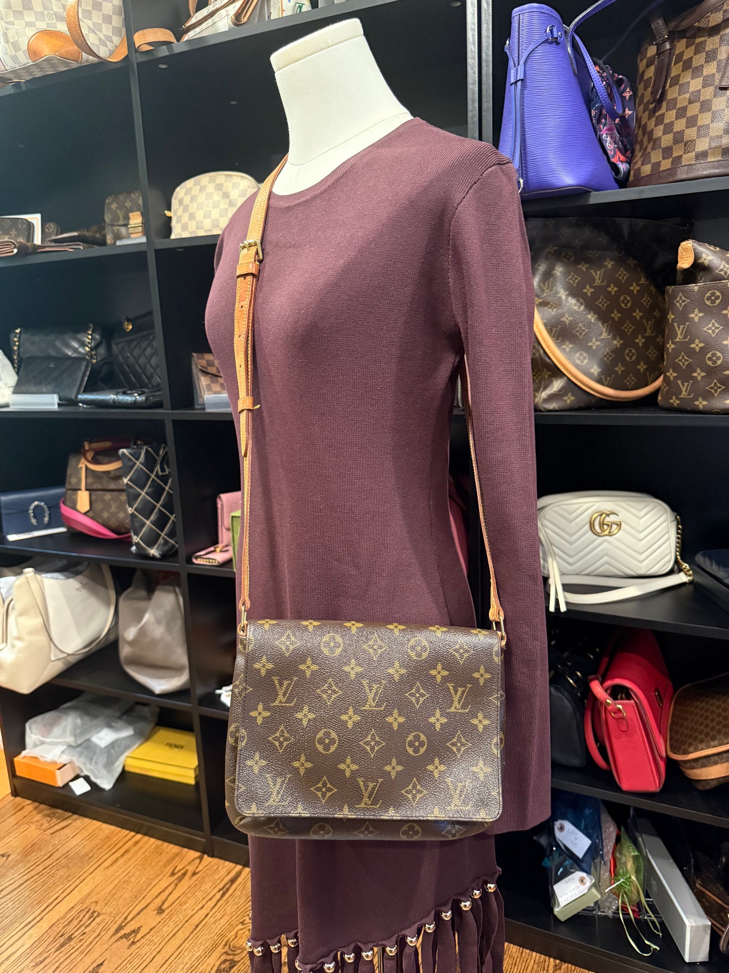 315. Louis Vuitton Monogram Musette Tango
