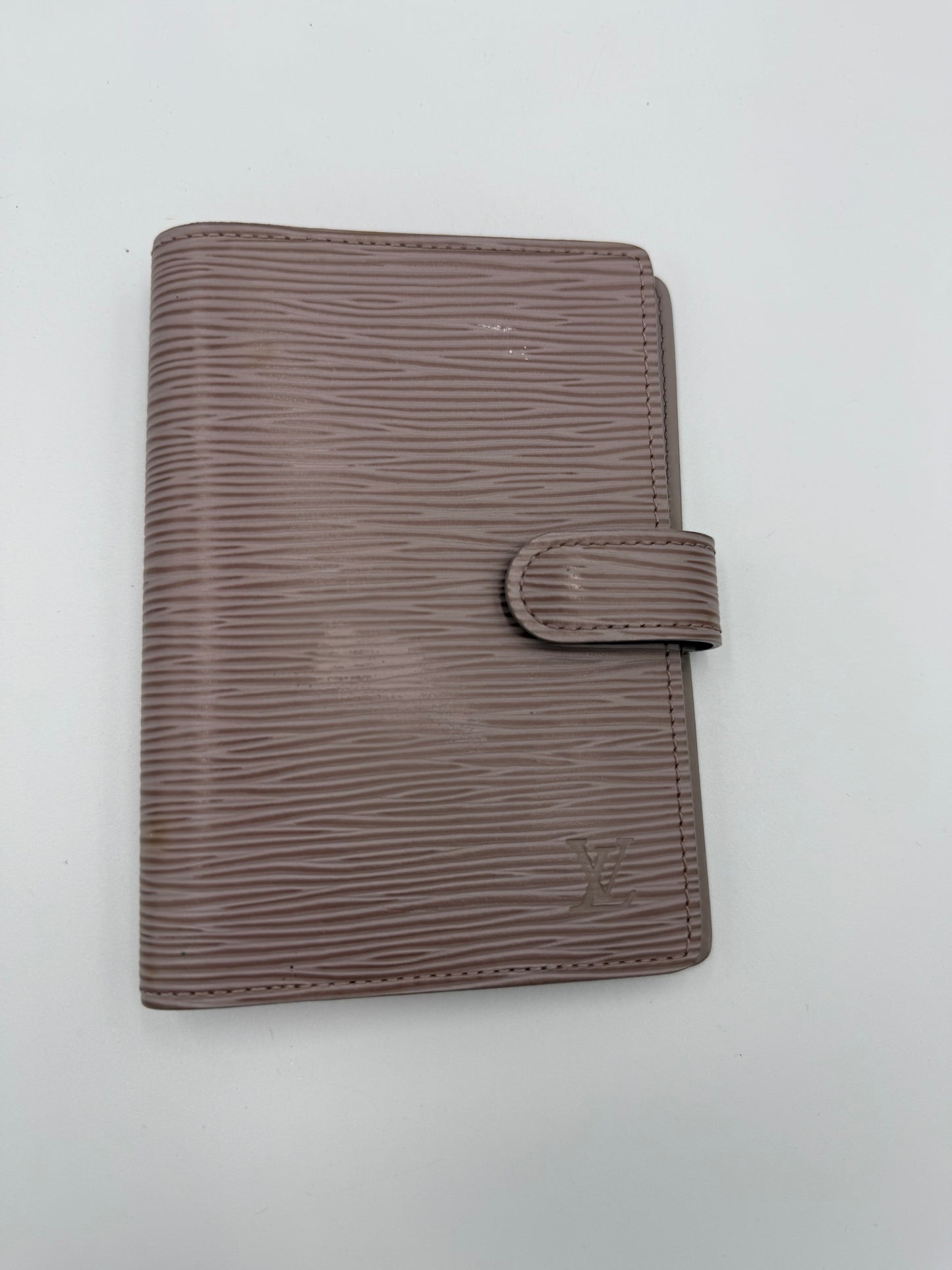 331. Louis Vuitton Grey Epi Agenda PM