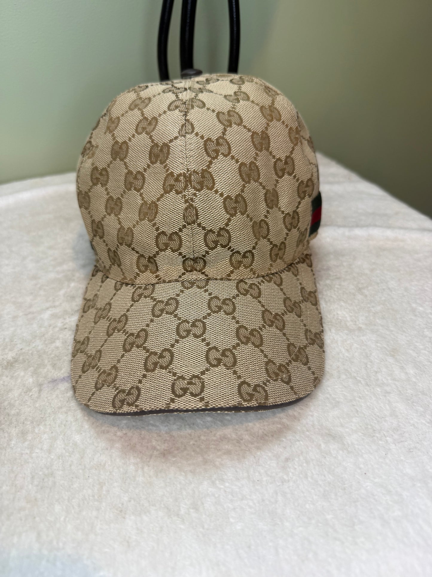 1502. Gucci Canvas Baseball Hat  Size L