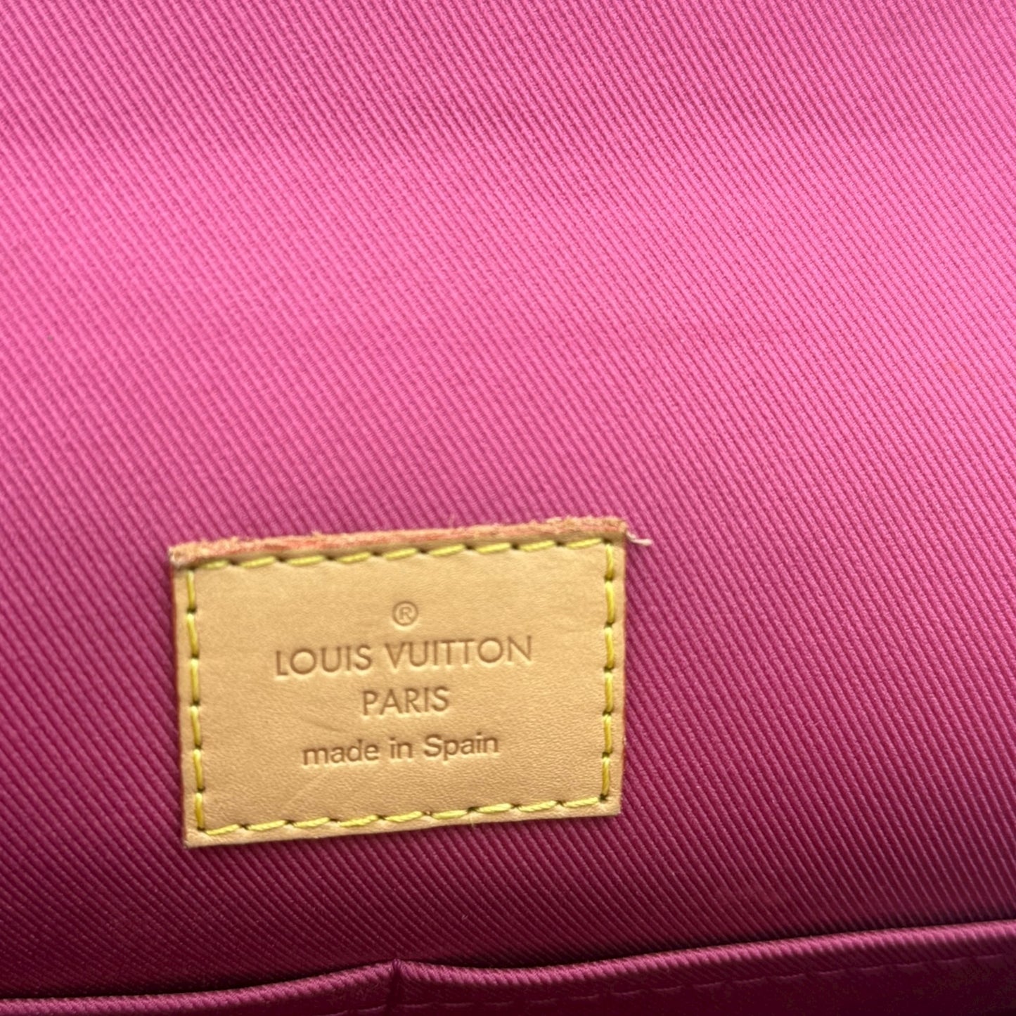 247. Louis Vuitton Monogram Cluny BB Bordeaux X Fuchsia