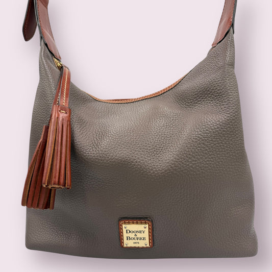 Dooney and Bourke Patterson Paige Sac Hobo Bag in Taupe