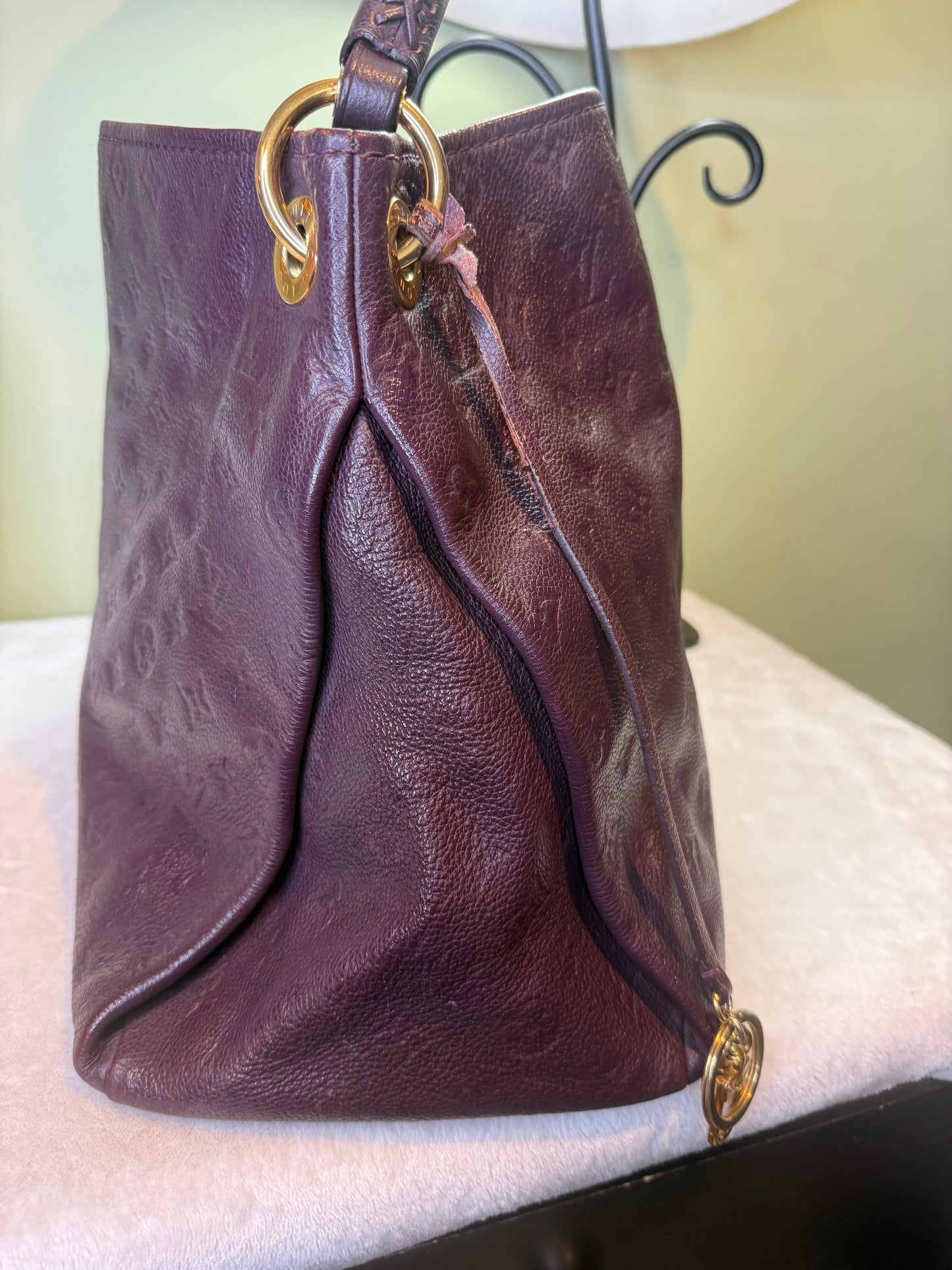 1838. Louis Vuitton Deep Purple Monogram Empriente Artsy MM