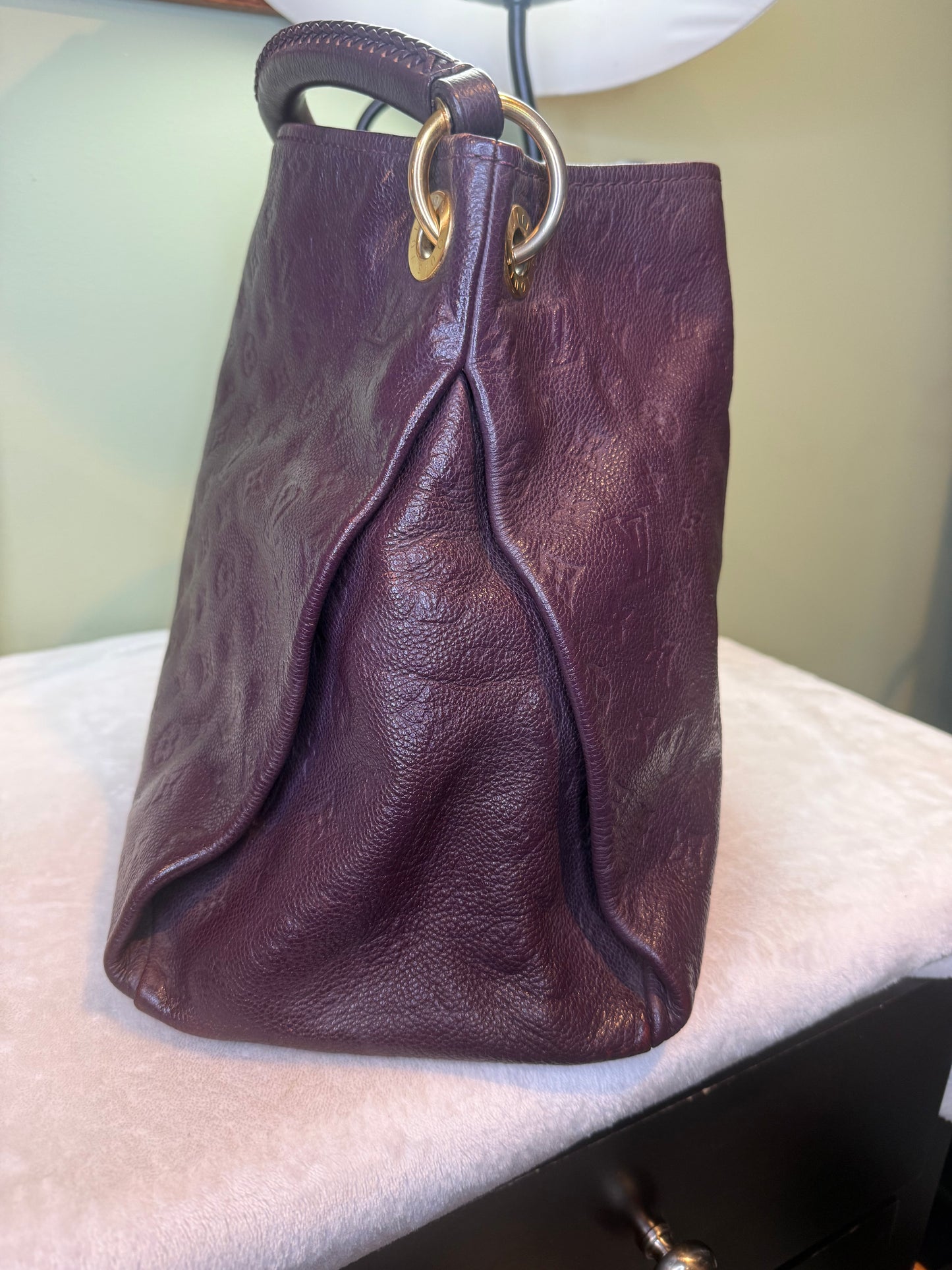 1838. Louis Vuitton Deep Purple Monogram Empriente Artsy MM