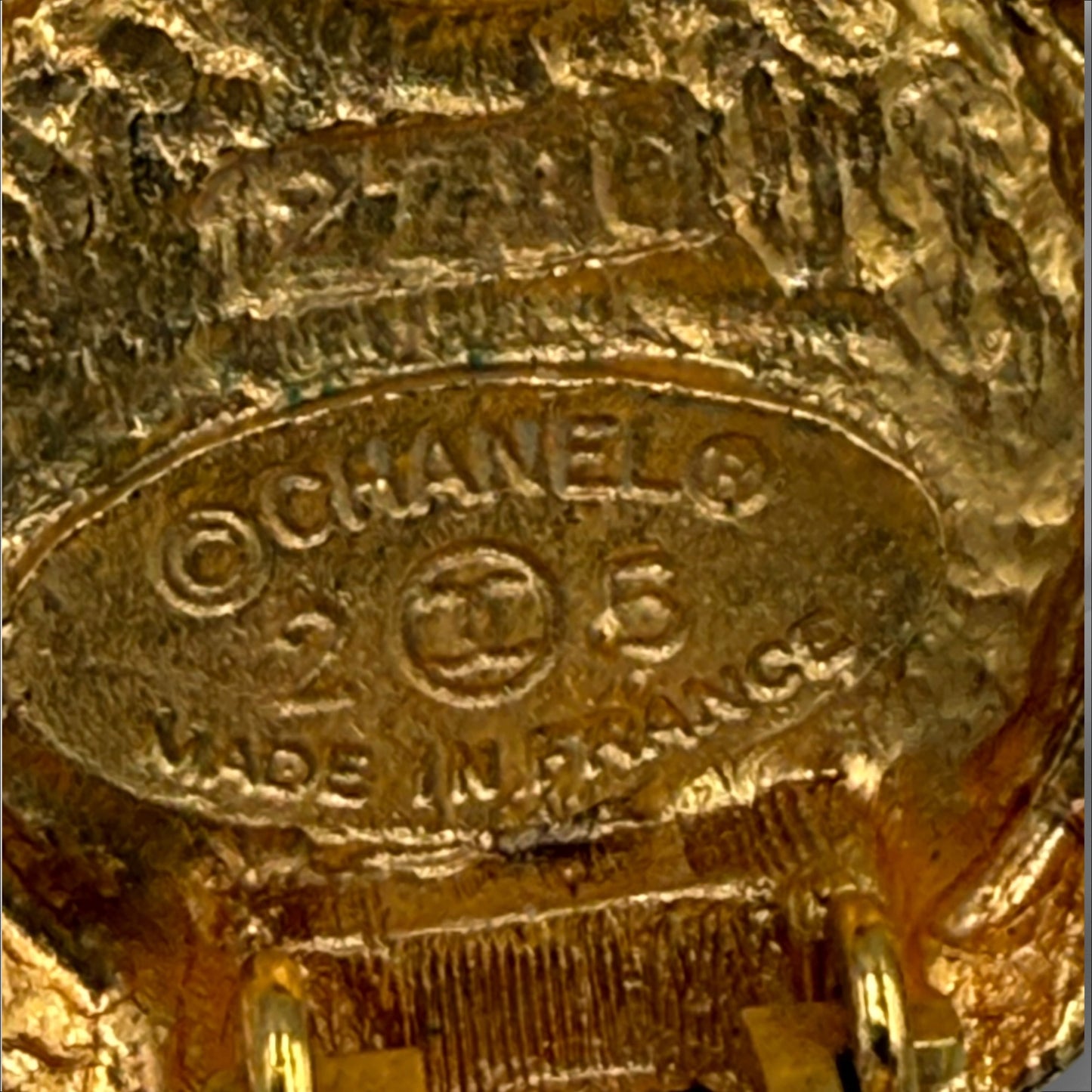 276. Chanel Gold GP/ Pearl Clip-On Earrings