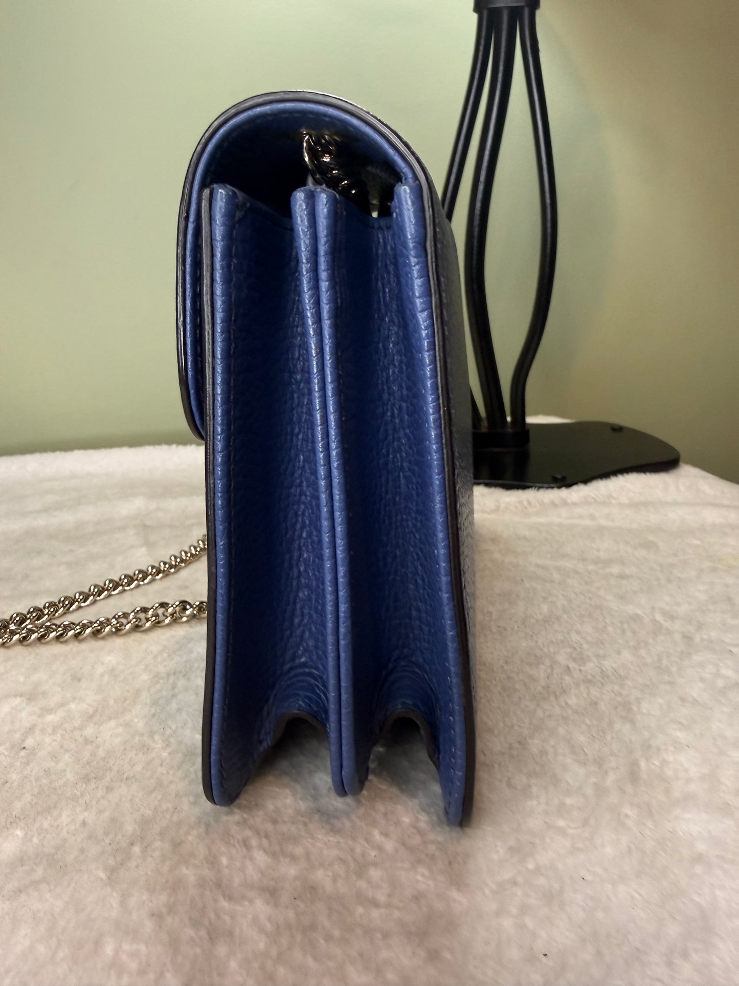 1249. Gucci Blue Interlocking G Shoulder Bag