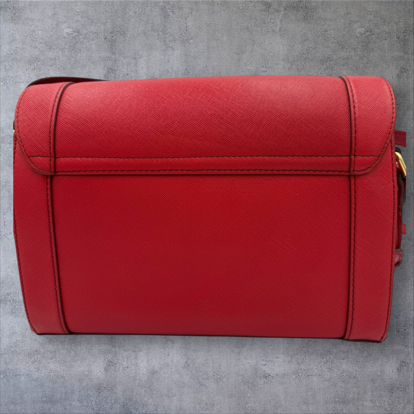 MCM Red Leather Crossbody bag