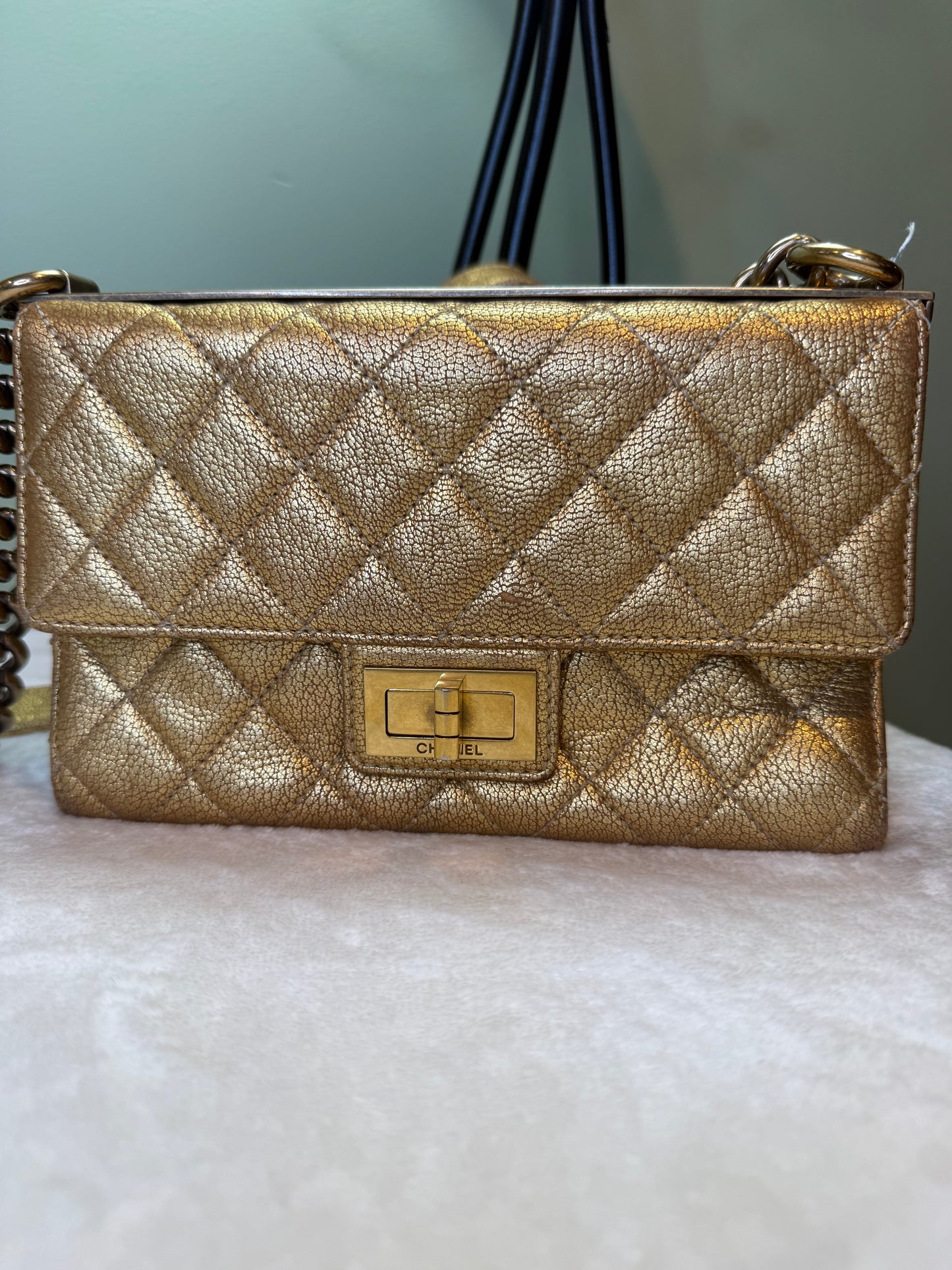 1849. Chanel Metallic Rita Flap Bag