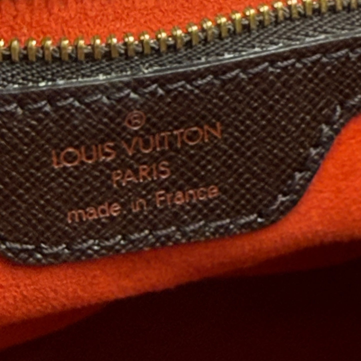 274. Louis Vuitton Damier Ebene Bucket Bag PM