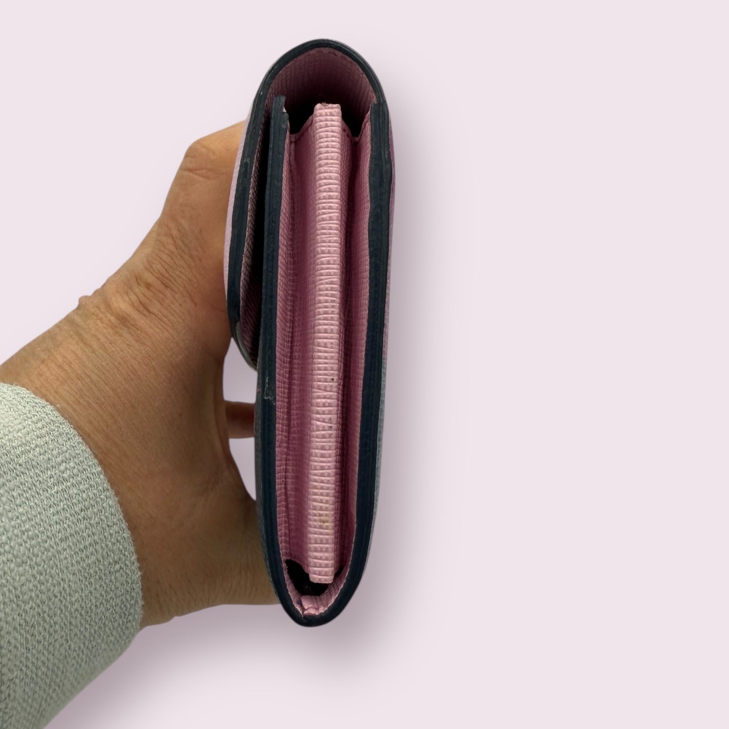 335. Fendi Multicolor Monster Eyes Continental Long Wallet