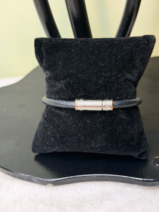 1564. Louis Vuitton Damier Graphite Keep It Bracelet