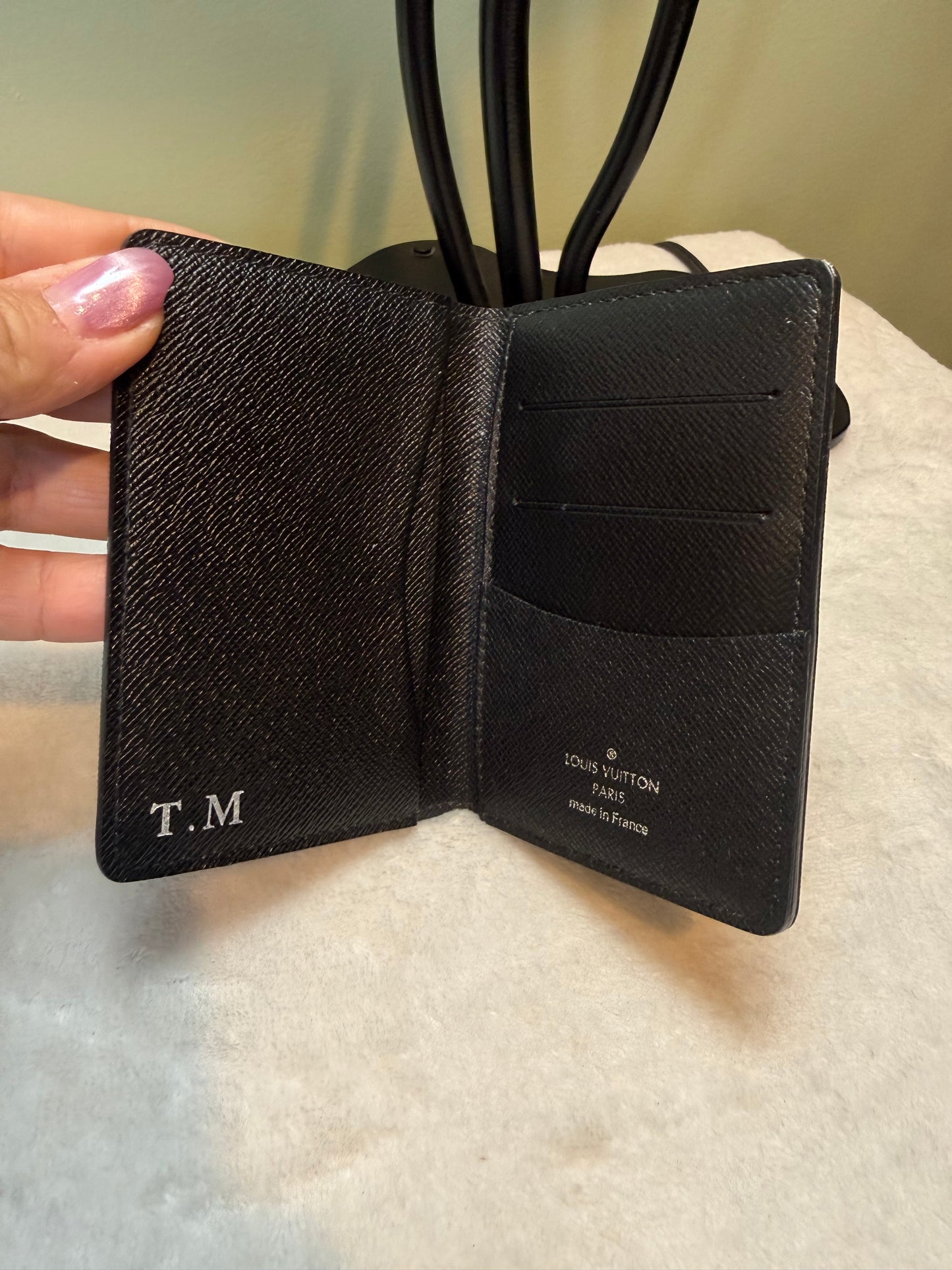 1846. Louis Vuitton Damier Graphite Pocket Organizer