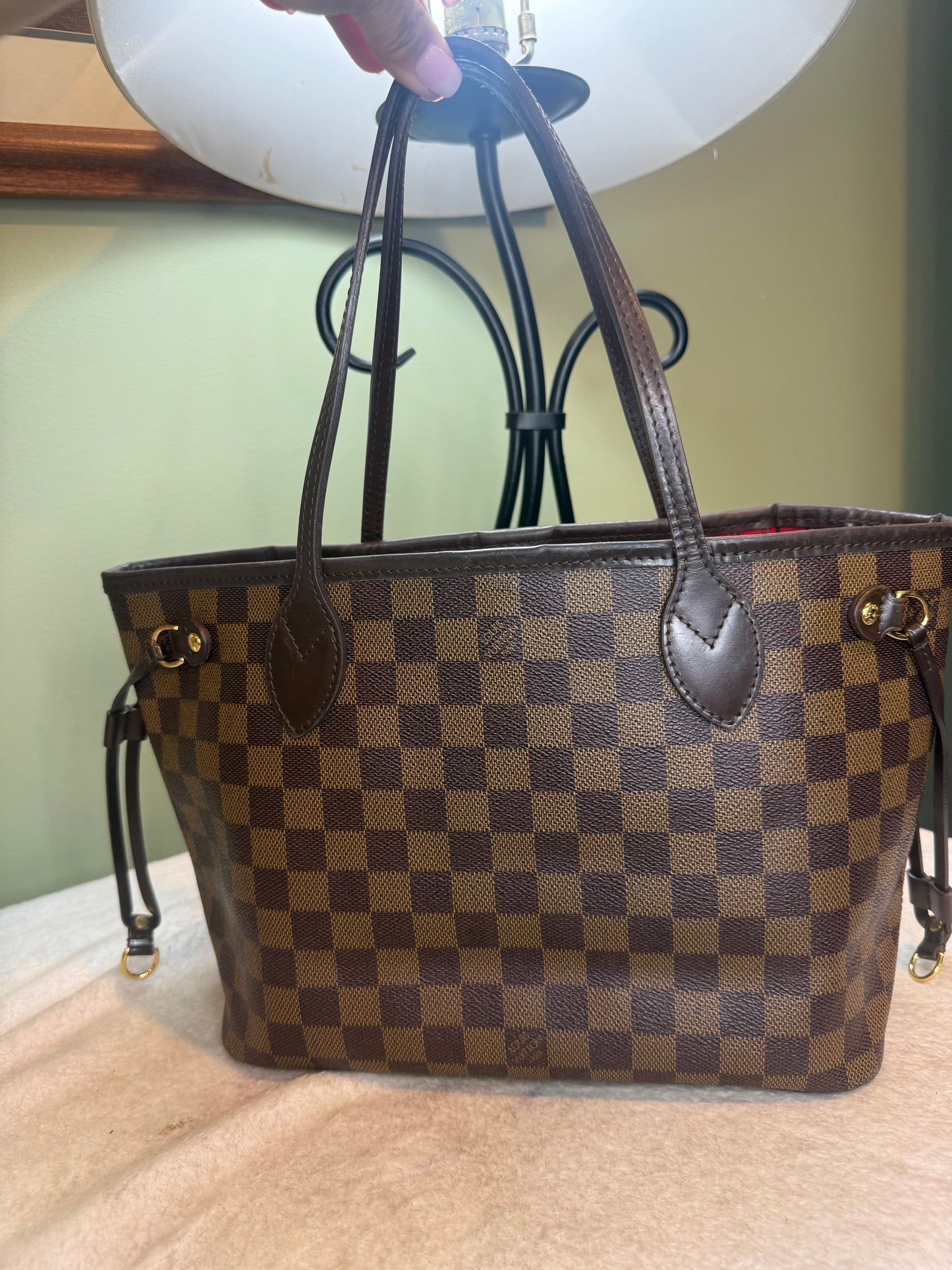 1439. Louis Vuitton Damier Ebene Neverfull PM