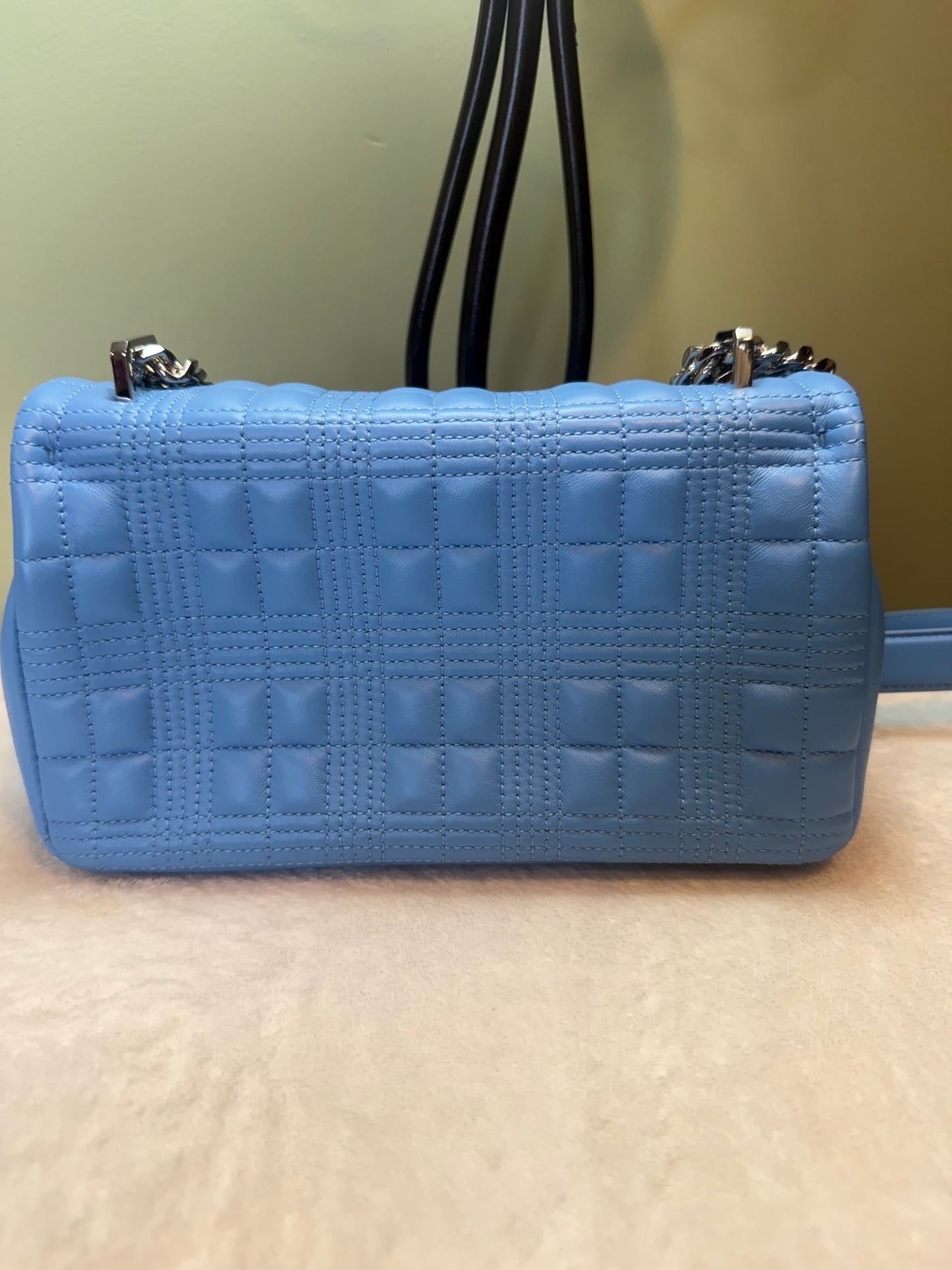 1853. Burberry Blue Small Lola Shoulder bag