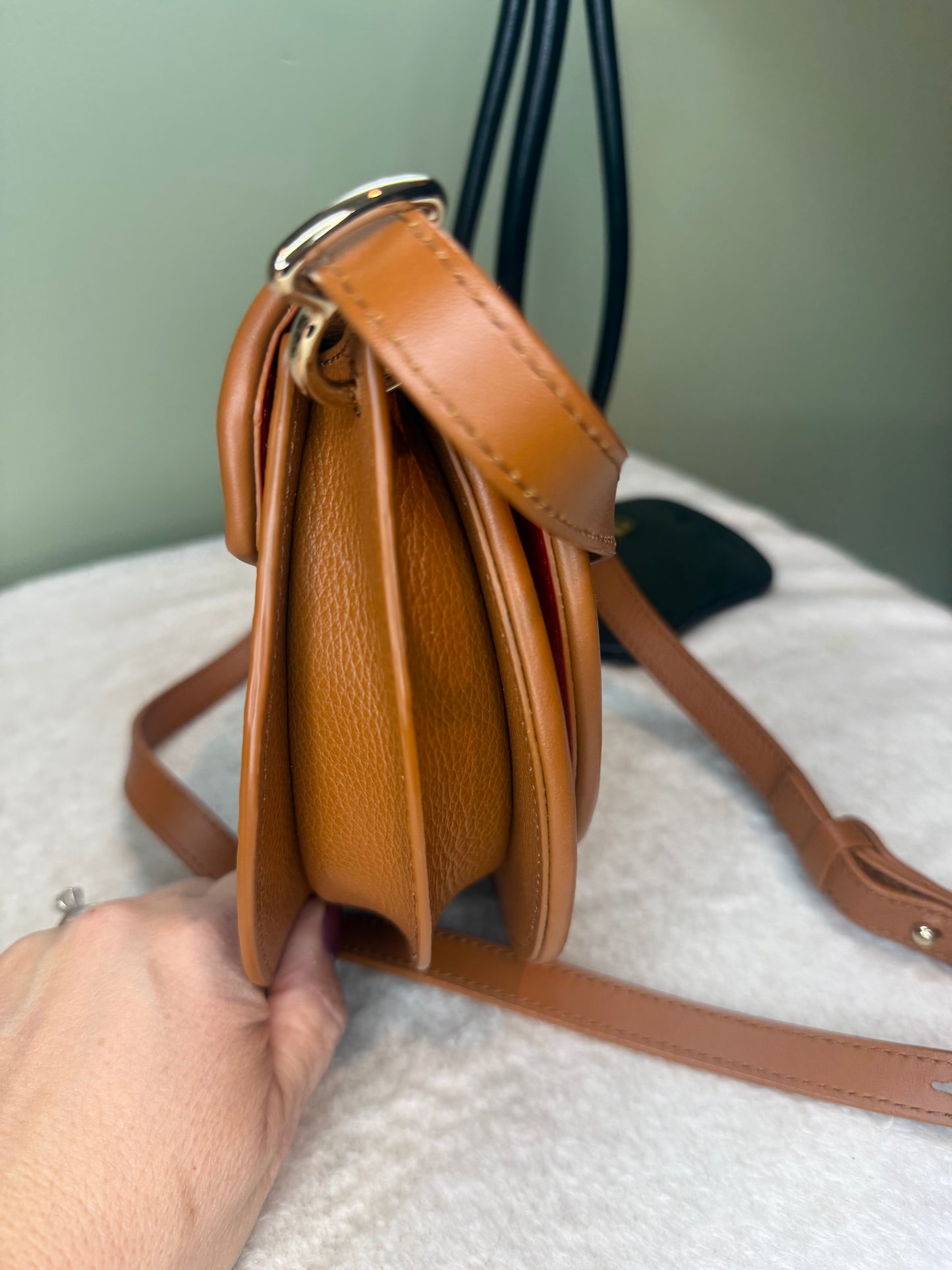 1282. Christian Louboutin By My Side Crossbody with Natural Raffia