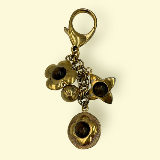 Louis Vuitton Flower Bag Charm (brown)